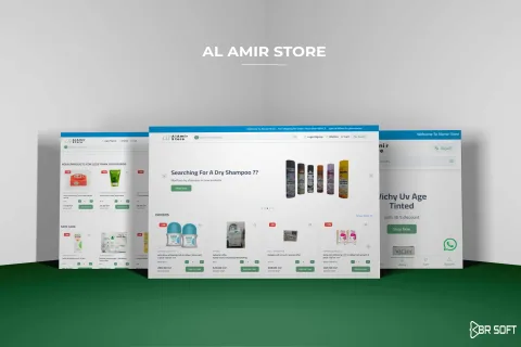 Alamir E-commerce Website project interface